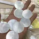 Natural Round White Lip Shell Beads For Women Charm Jewelry DIY Making Findings Seashell Materials