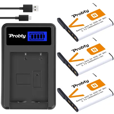 NP-BN1 Battery & Charger for SONY Cyber-shot DSC-TX7S DSC-TX7TS/L DSC-WX5/S DSC-TX5R DSC-TX5S