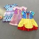 Baby Girls Costume Belle Alice Snow White Elsa Anna Rapunzel Dress Kids Summer Casual Dresses