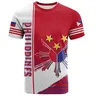 New 3D The Flag Of Philippines Printed T Shirt The Philippines Coat Of Arms Spiritual Totem Graphic