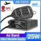 ABBREE AR-2520 25W Mobie Radio 108-520MHz GPS Radio Full Band AM Air Band 999 Channels Amateur Car