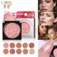 LAIKOU 10 Colors Natural Face Blusher Powder Rouge Makeup Highlighter Long Lasting Mineral Palettes