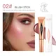 Hot Pink Blush Liquid Blusher Highlighter Contouring Blush Liquid Bronzer Stick Contour for Long