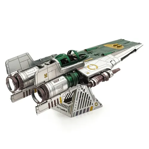 Mini DIY Farbe 3D Metall Puzzle Kämpfer Serie A-Wing Kämpfer 66 Modell Puzzle Lernspiel zeug Metall
