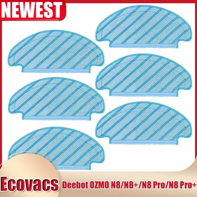 Mop Tuch Tücher für ecovacs deebot ozmo n8 n8 n8 pro n8 pro t8 t8 t8 aivi t8 max t9 t9 Roboter Staubsauger Zubehör Image