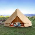 VEVOR Canvas Bell Tent 7 m/22.97ft 4-Season Camping Yurt Tent w/ Stove Jack, Cotton | 10 Person,138"H x 236"W x 236"D | Wayfair FBZXZP6MMGBZRVT96V0