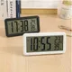 Simple Desk Clock Slim Nordic Digital Alarm Clock Big Screen LED Electronic Battery Powered Clock