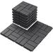 Gian Plastic Interlocking Deck Tiles, 9 Pack Outdoor Patio Flooring, 12"x12" Interlocking Decking Tile | Wayfair Z09XQXPXX3