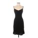 Anne Klein Cocktail Dress V-Neck Sleeveless: Black Print Dresses - Women's Size 4