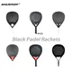 AMASPORT Black Padel Racket Full/3K/12K/18K/Kevlar Carbon Fiber Surface EVA Memory Core Paleta De