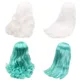 DBS factory blyth doll icy doll wig rbl scalp and dome white hair green hair purple hair for DIY