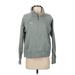 Under Armour Zip Up Hoodie: Gray Print Tops - Women's Size Small