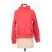 Athleta Pullover Hoodie: Red Solid Tops - Women's Size X-Small