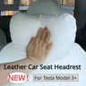 Für Tesla Modell 3 Autos itz Kopfstütze Leder Nacken kissen weich bequem model3 modely new model3