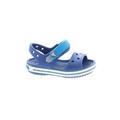 Crocs Sandals: Blue Print Shoes - Kids Boy's Size 4