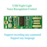Controllo del riconoscimento vocale USB night light DUA V1.1 modulo di riconoscimento (supporta la