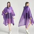 Imperméable coupe-vent transparent pour vélo et moto poncho de pluie pour femme imperméable