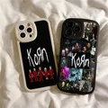 Korn-Coque de téléphone Jonathan Davis Juste en cuir pour iPhone 11 14 12 13 Pro Max Mini Xs