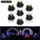 Ampoule LED bleue pour instrument de voiture T3 Téclairé T4.7 1 gible 2835 5050 SMD panneau