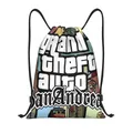 Grand Theft Auto San Andreas Proximity Wstring Sac à dos pour femme et homme sac de sport pliable