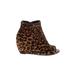 Naughty Monkey Wedges: Brown Leopard Print Shoes - Women's Size 6