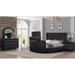 Rosdorf Park Kawaii 4 Piece Bedroom Set Upholstered in Black | 58 H x 124 W x 108 D in | Wayfair 31E22BD16F0B4966BEAA3CBF8C18325F