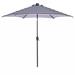 Arlmont & Co. Outdoor Patio 8.7-Feet Market Table Umbrella w/ Push Button Tilt & Crank | Wayfair F18DED3EF61D4FEFAD693CCD25F6AB98