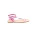 14th & Union Sandals: Pink Solid Shoes - Women's Size 7 - Open Toe