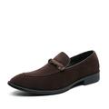 Homme Mocassins et Slip On Chaussures en daim Chaussures habillées Entreprise Britanique Mariage Soirée Evénement Fête de la St. Patrick Daim Respirable Antidérapantes Mocassins Noir Bleu Marron