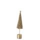 J-LINE - Weihnachtsbaum, Glocke, Pailletten, Metall, Gold, Small