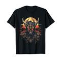 Samurai-Maske-Krieger T-Shirt