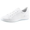 Sneaker ARA "ROMA", Damen, Gr. 2,5, weiß, Glattleder, sportlich, Schuhe Sneaker, Freizeitschuh, Halbschuh, Schnürschuh mit High Soft Fußbett, G-Weite, Topseller
