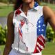 Women's Golf Polo Shirt UAS Sleeveless Sun Protection Top Ladies Golf Attire