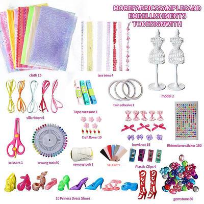 Children's Clothing Design DIY Doll Clothing Kindergarten Handicraft Class Creative Material Pack Clothing Fabric Tailor