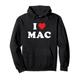 Mac-Namensgeschenk, I Love Mac, Herz Mac Pullover Hoodie