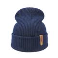 Men's Beanie Hat Black White Knitting Knitted Casual Outdoor Home Daily Solid / Plain Color Casual / Daily