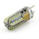 1pc 3W GY6.35 LED Bulb 12V AC / DC Silicone Boat Lamp 48 SMD 3014 Warm Cold White