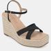 Journee Collection Women's Tru Comfort Foam Raniya Sandals - Black - 6.5