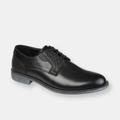 Vance Co. Shoes Vance Co. Alston Textured Plain Toe Derby - Black - 8.5