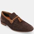 Thomas and Vine Hawthorn Apron Toe Tassel Loafer - Brown - 9.5