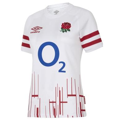 Umbro England Rugby Womens/Ladies 22/23 Home Jersey - White - White - 8