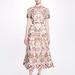 Marchesa Embroidered Tulle Tea-Length Gown - White - 18