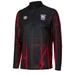 Umbro Ipswich Town FC Childrens/Kids 22/23 Half Zip Warm Up Top - Black/High Risk Red - Black - 11