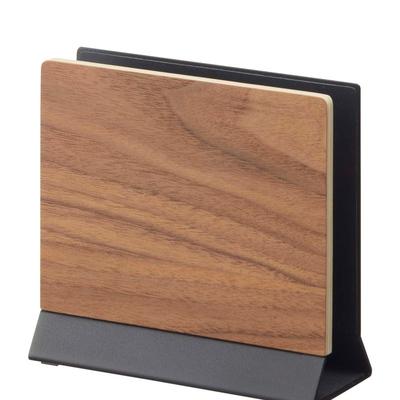 Yamazaki Home Slim Laptop Stand - Steel + Wood - Brown