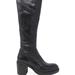 Madison Maison Black Leather Platform Knee High Boot - Black - 36.5