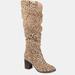 Journee Collection Journee Collection Women's Wide Calf Aneil Boot - Brown - 12
