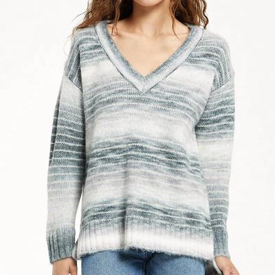 Z Supply Parnell Petite Cable Knit Sweater - Grey