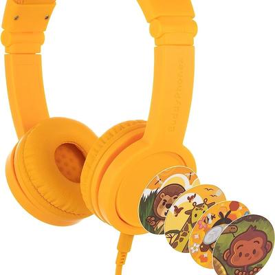 BuddyPhones POP Fun Headphone - Yellow