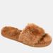 Journee Collection Women's Dawn Slipper - Brown - 11