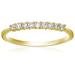 Vir Jewels Round Diamond Wedding Band For Women With 14k Gold 9 Stones Set - Gold
